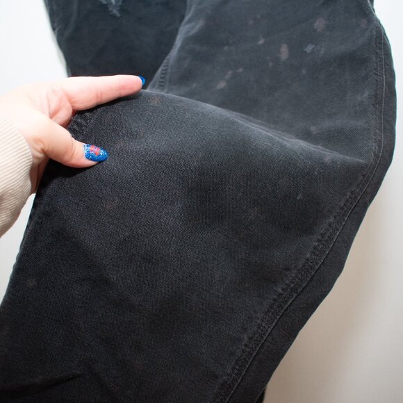 Carhartt Mens Distressed Utility Jean Loose Fit 100% Cotton Denim 30X30 - Picture 3 of 8